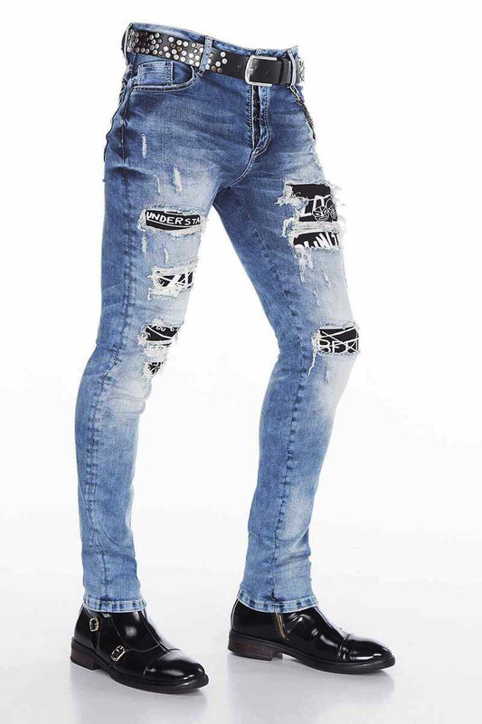 Cipo &amp; Baxx WESTSIDE Men's Jeans Denim CD417