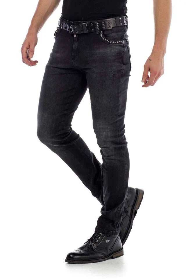 Cipo &amp; Baxx SQUAD Vaqueros Hombre Denim CD571