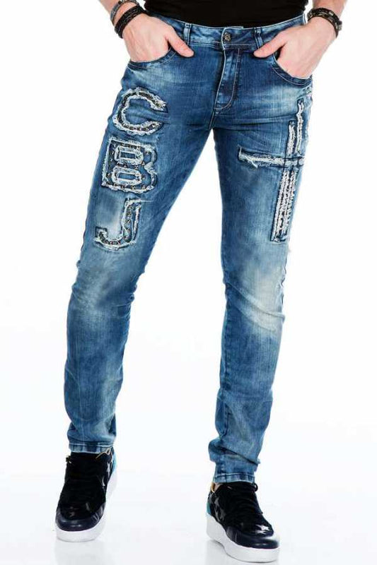 Vaqueros de hombre Cipo &amp; Baxx SUNSET denim CD228A