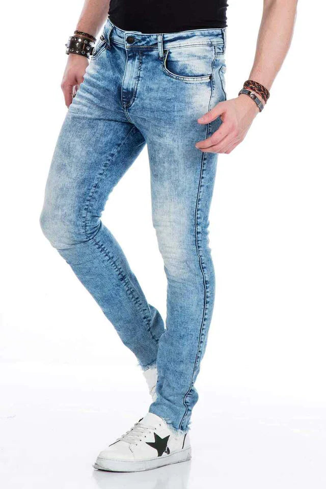 Cipo &amp; Baxx SQUAD Vaqueros Hombre Denim CD571