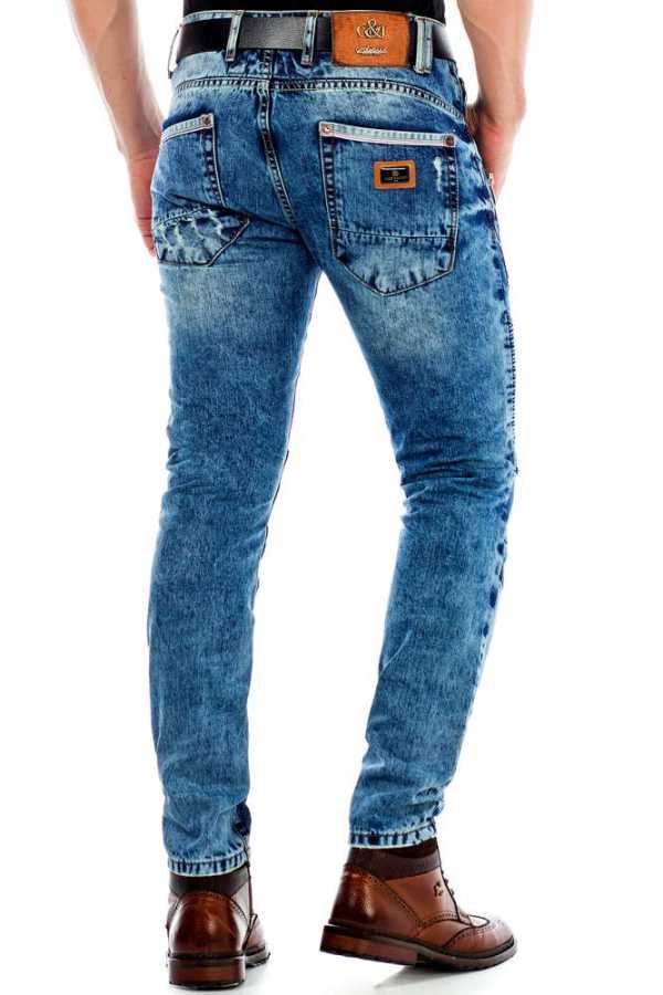 Cipo &amp; Baxx RISE Vaqueros Hombre Denim CD464