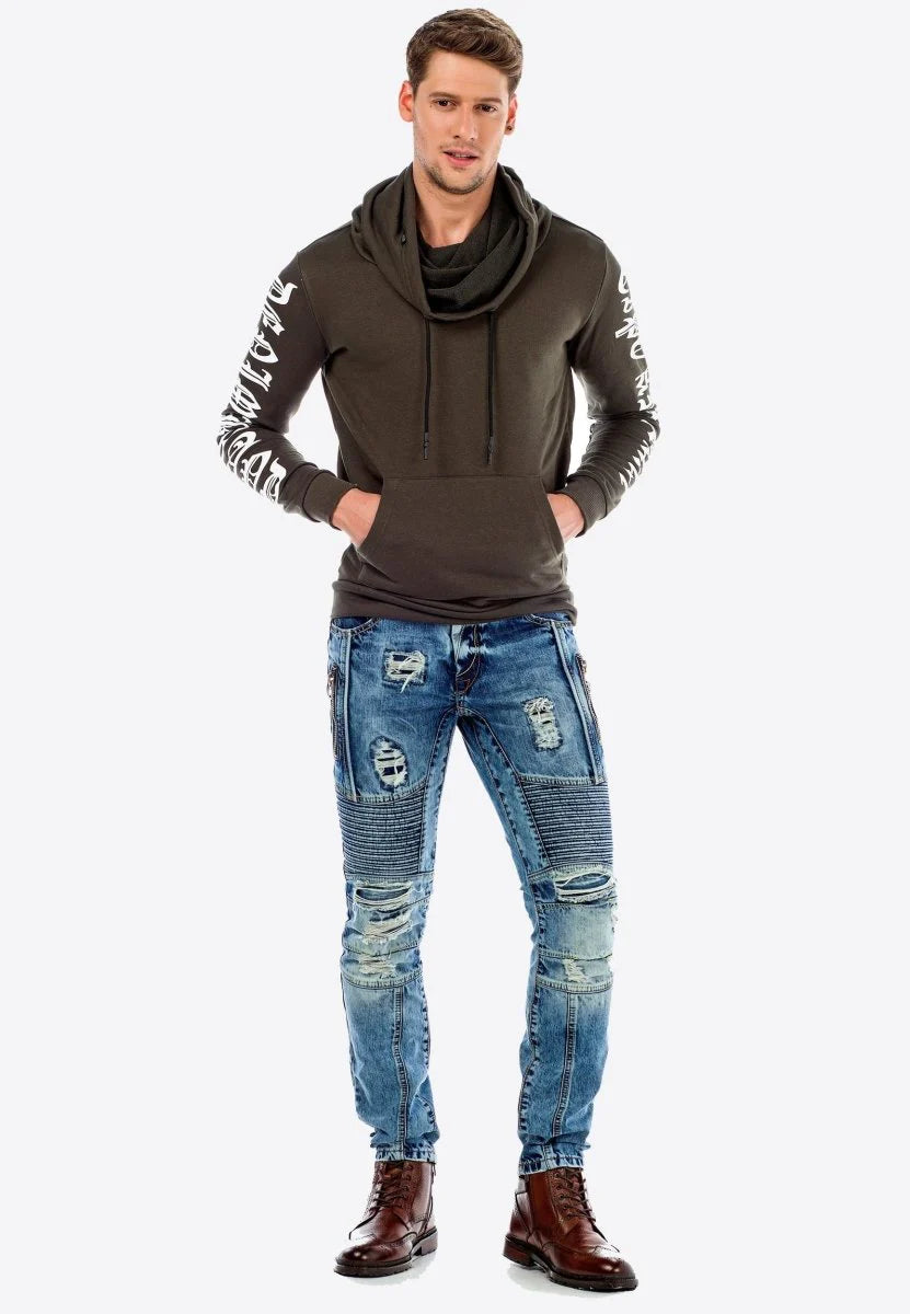 Cipo &amp; Baxx RISE Vaqueros Hombre Denim CD464