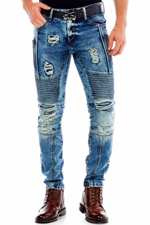 Cipo &amp; Baxx RISE Vaqueros Hombre Denim CD464