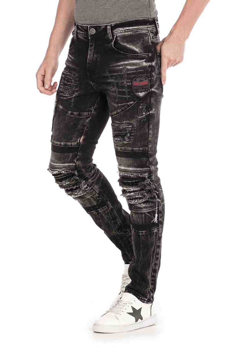 Vaqueros de hombre Cipo &amp; Baxx SAVAGE denim CD486