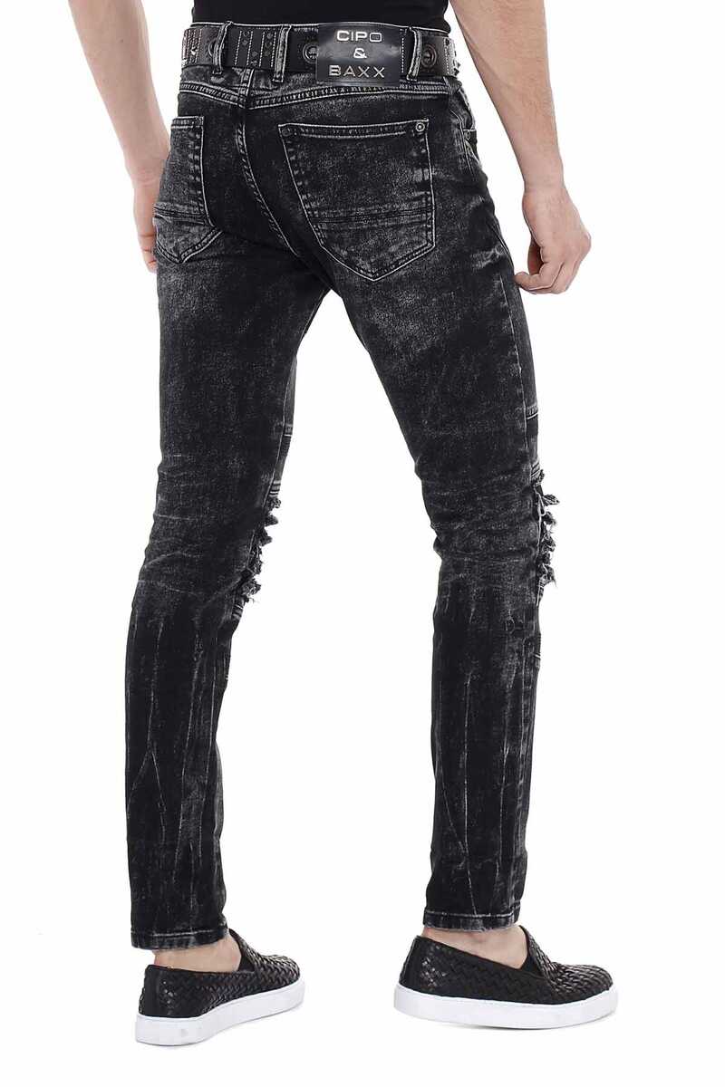 Cipo &amp; Baxx STARFIELD jeans de hombre denim CD486A