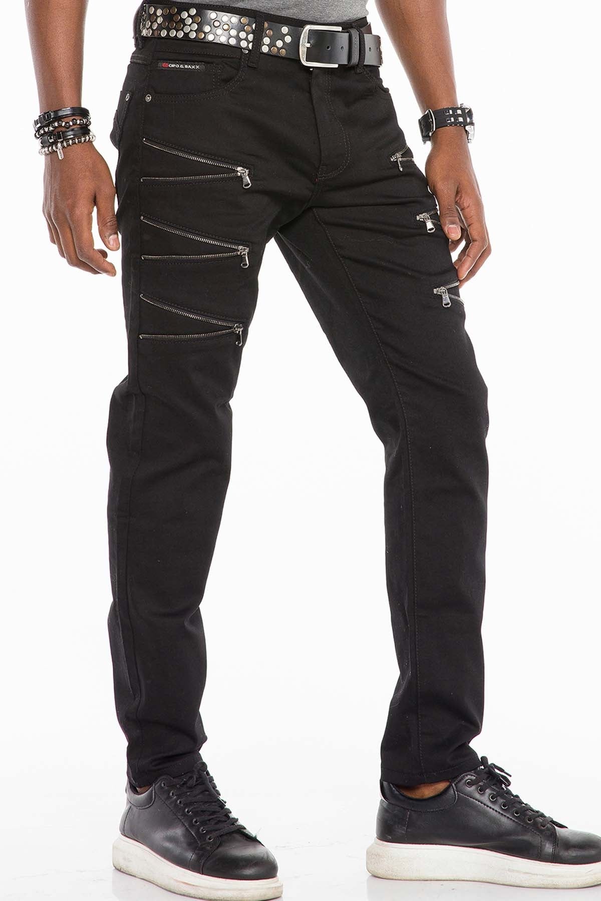 Vaqueros de hombre Cipo &amp; Baxx ROCKY denim CD504