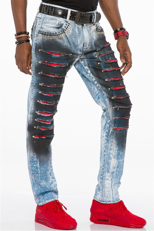 Vaqueros de hombre Cipo &amp; Baxx SUNSET denim CD228A