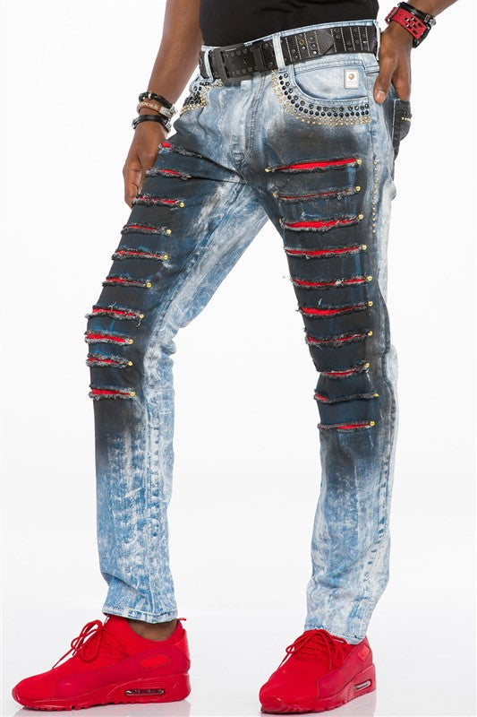 Vaqueros de hombre Cipo &amp; Baxx SUNSET denim CD228A