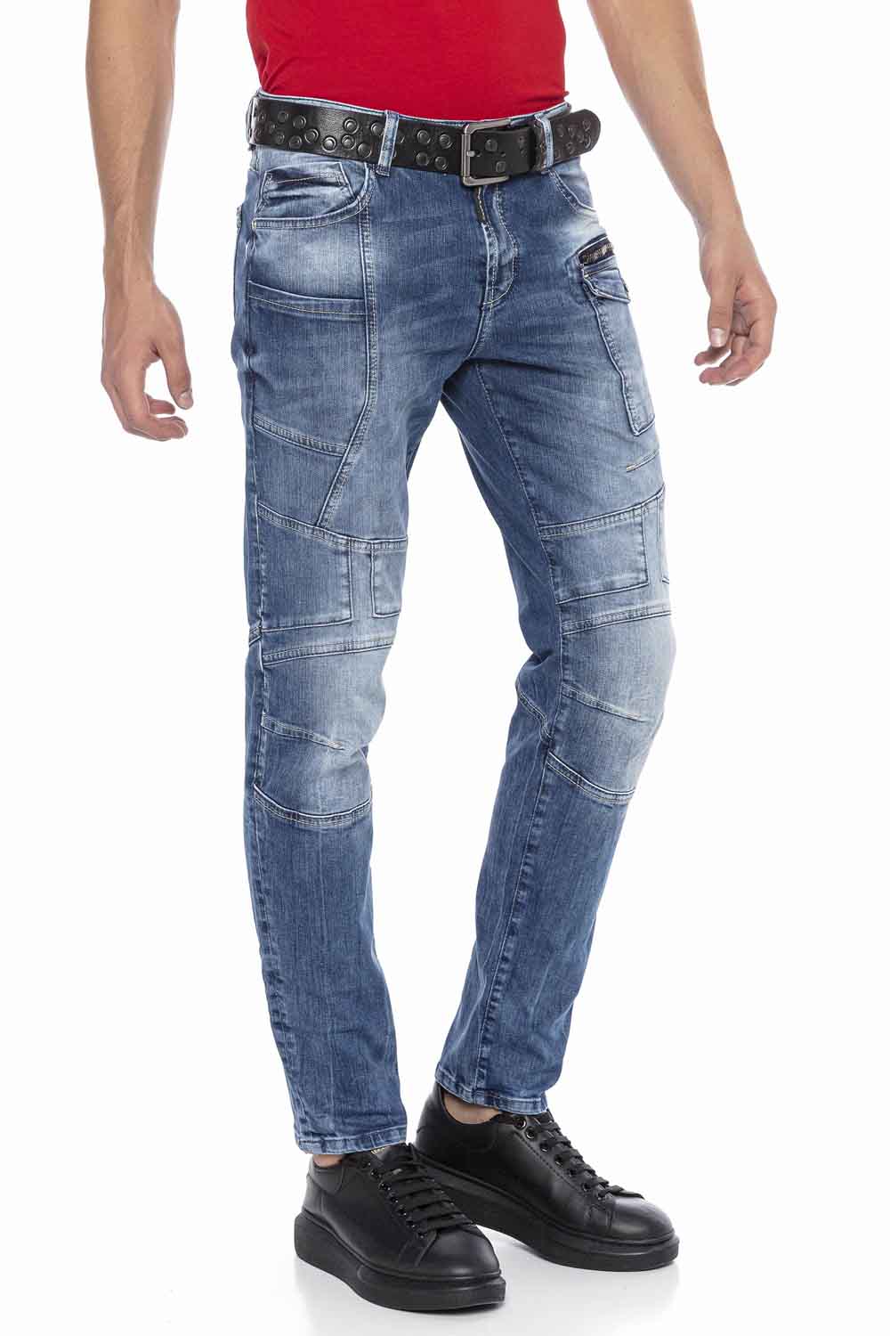 Cipo &amp; Baxx BAY Vaqueros Hombre Denim CD579