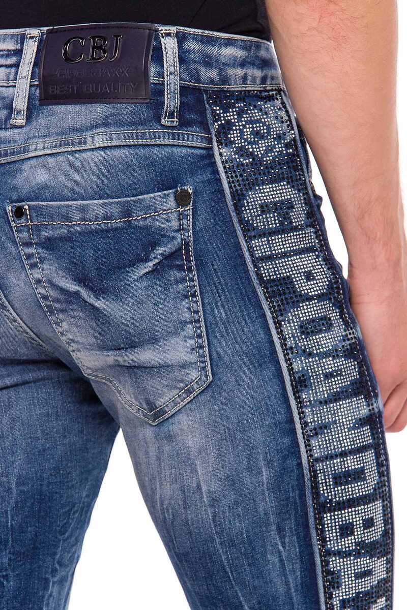 Cipo &amp; Baxx BAY Vaqueros Hombre Denim CD579