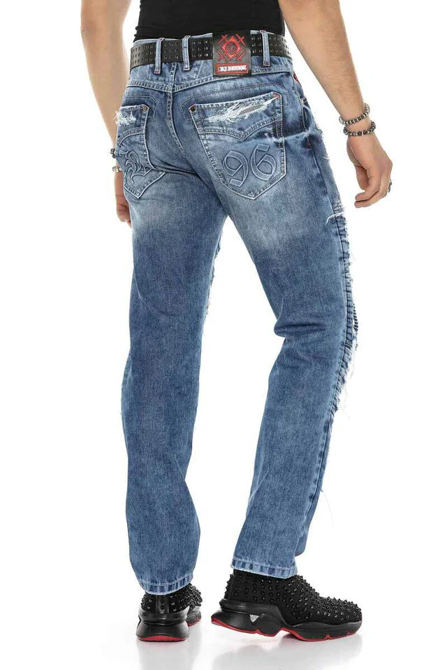 Cipo & Baxx VALETA Herren Jeans CARGO Denim CD602