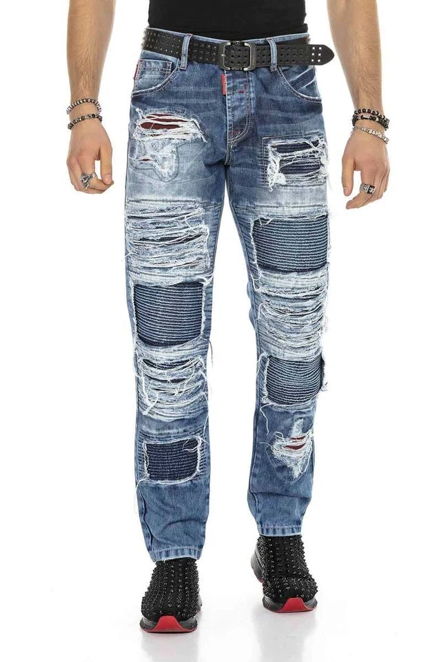 Cipo & Baxx VALETA Herren Jeans CARGO Denim CD602