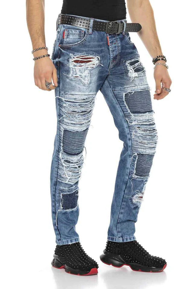 Cipo & Baxx VALETA Herren Jeans CARGO Denim CD602