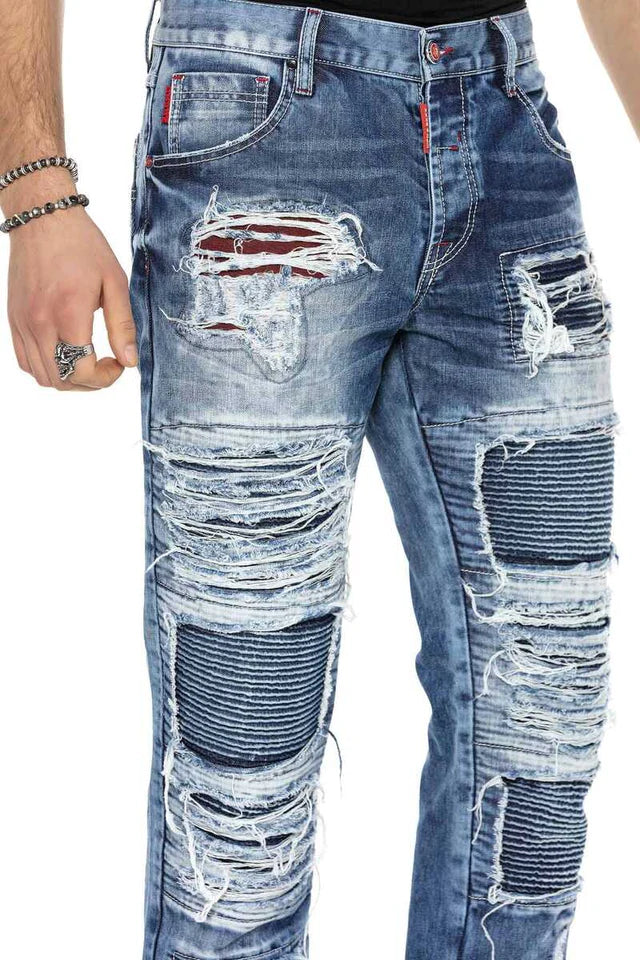 Cipo & Baxx VALETA Herren Jeans CARGO Denim CD602