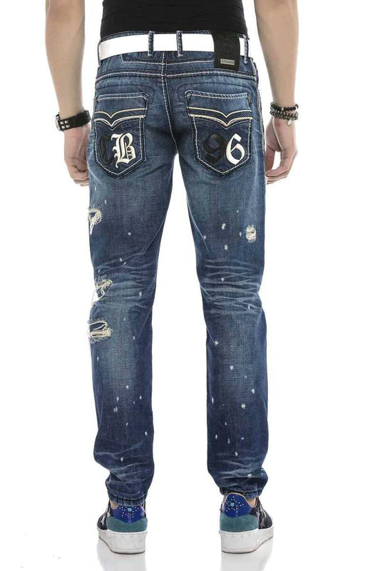 Vaqueros de hombre Cipo &amp; Baxx SUNSET denim CD228A