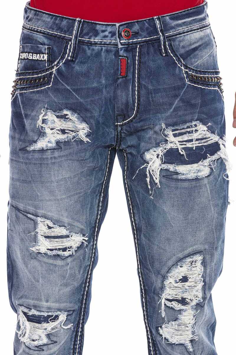 Cipo &amp; Baxx DANTE Vaqueros Hombre Denim CD644