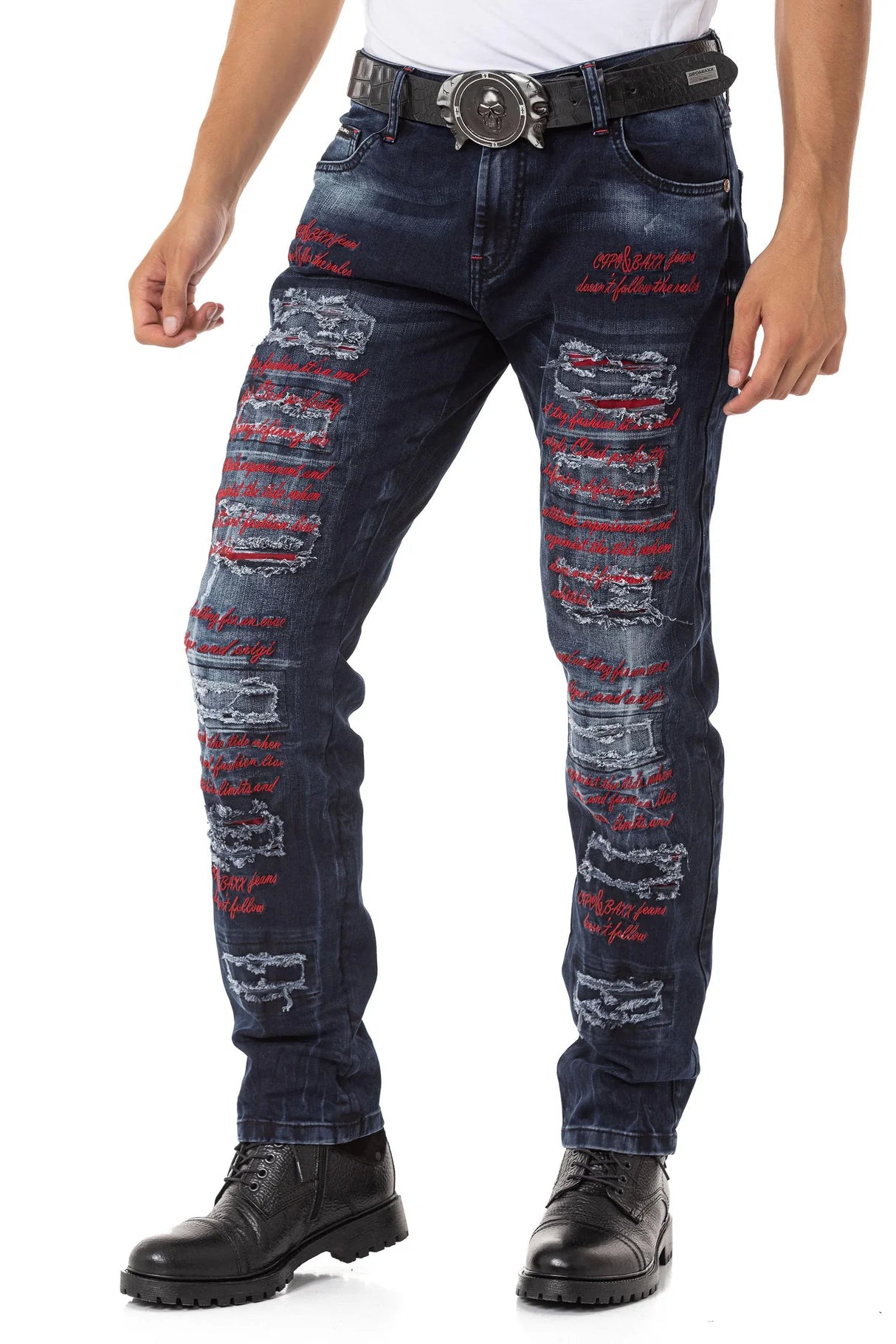 Cipo &amp; Baxx CARWAY Men's Jeans Denim CD699