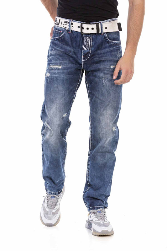 Cipo &amp; Baxx SERG Vaqueros Hombre Denim CD702