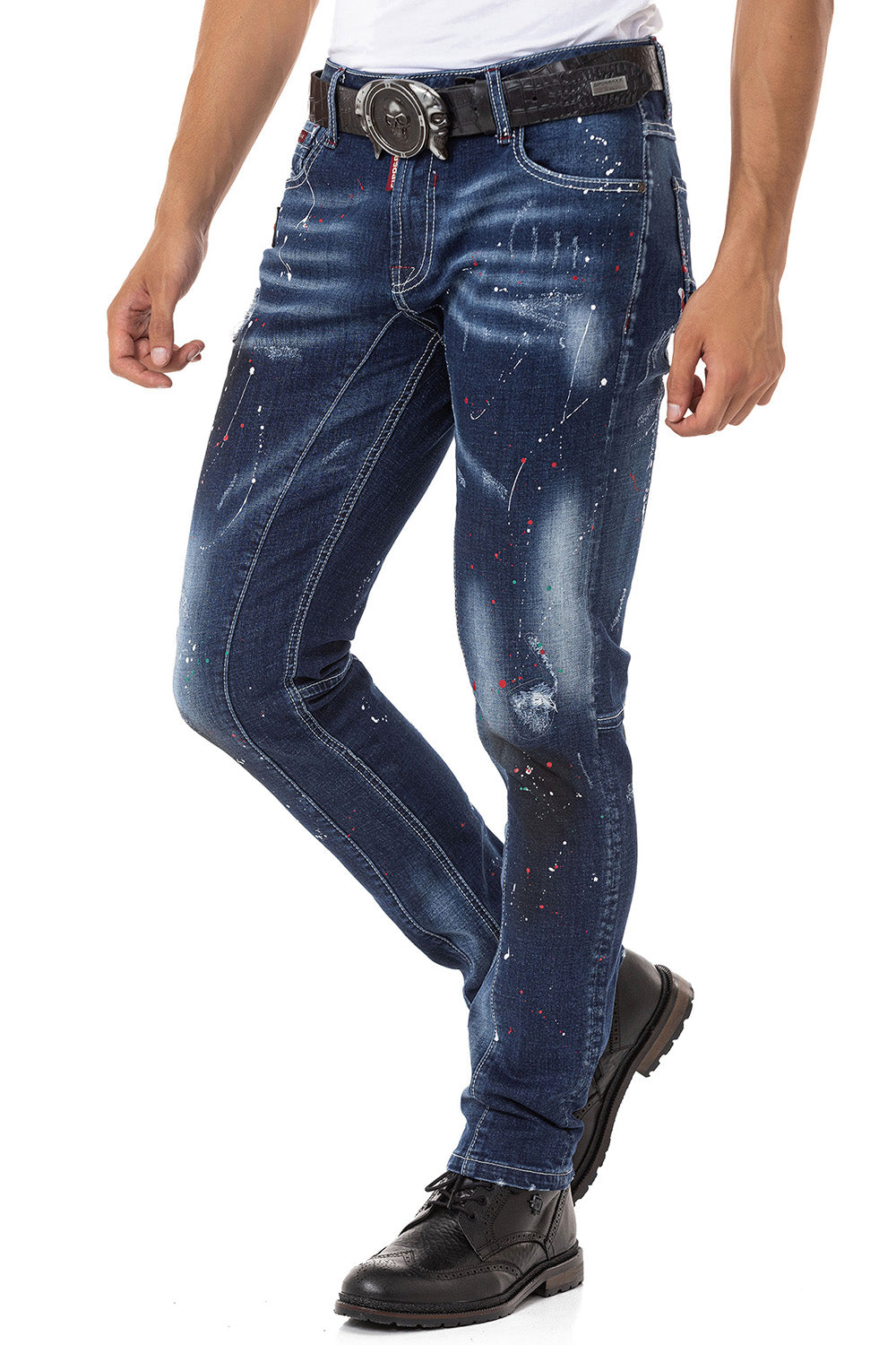 Cipo &amp; Baxx ILYA Men's Jeans Denim CD783 