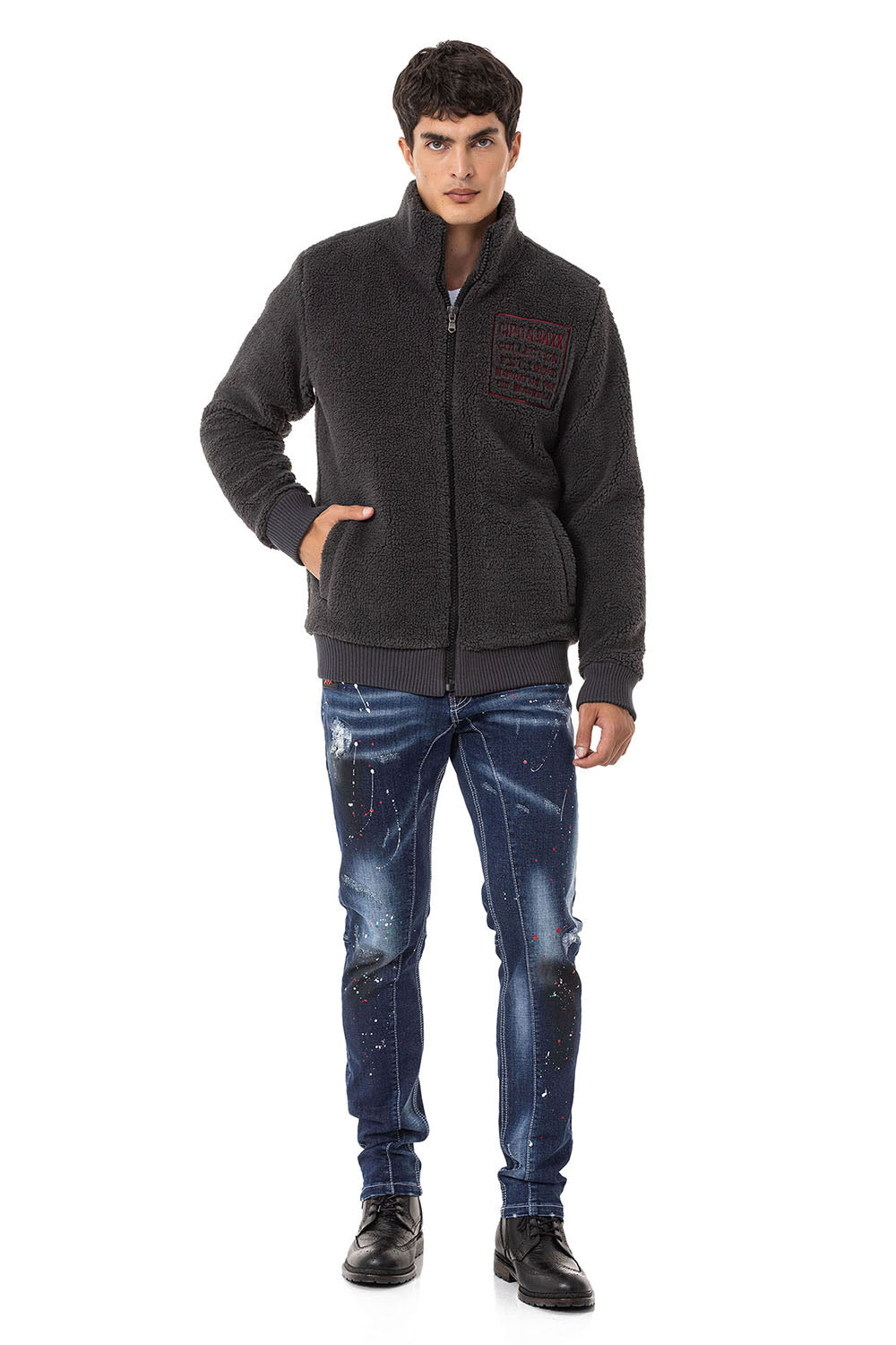 Vaqueros de hombre Cipo &amp; Baxx FLASH denim CD780 