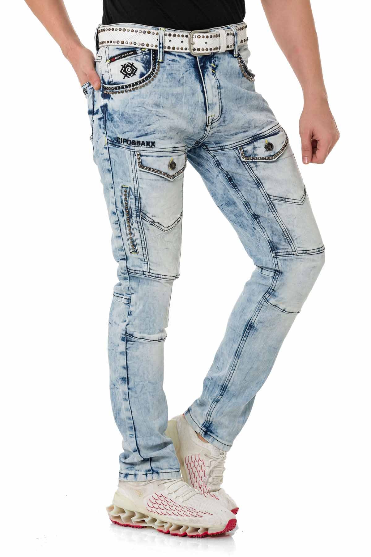 Cipo &amp; Baxx CONOR men's jeans denim CD810