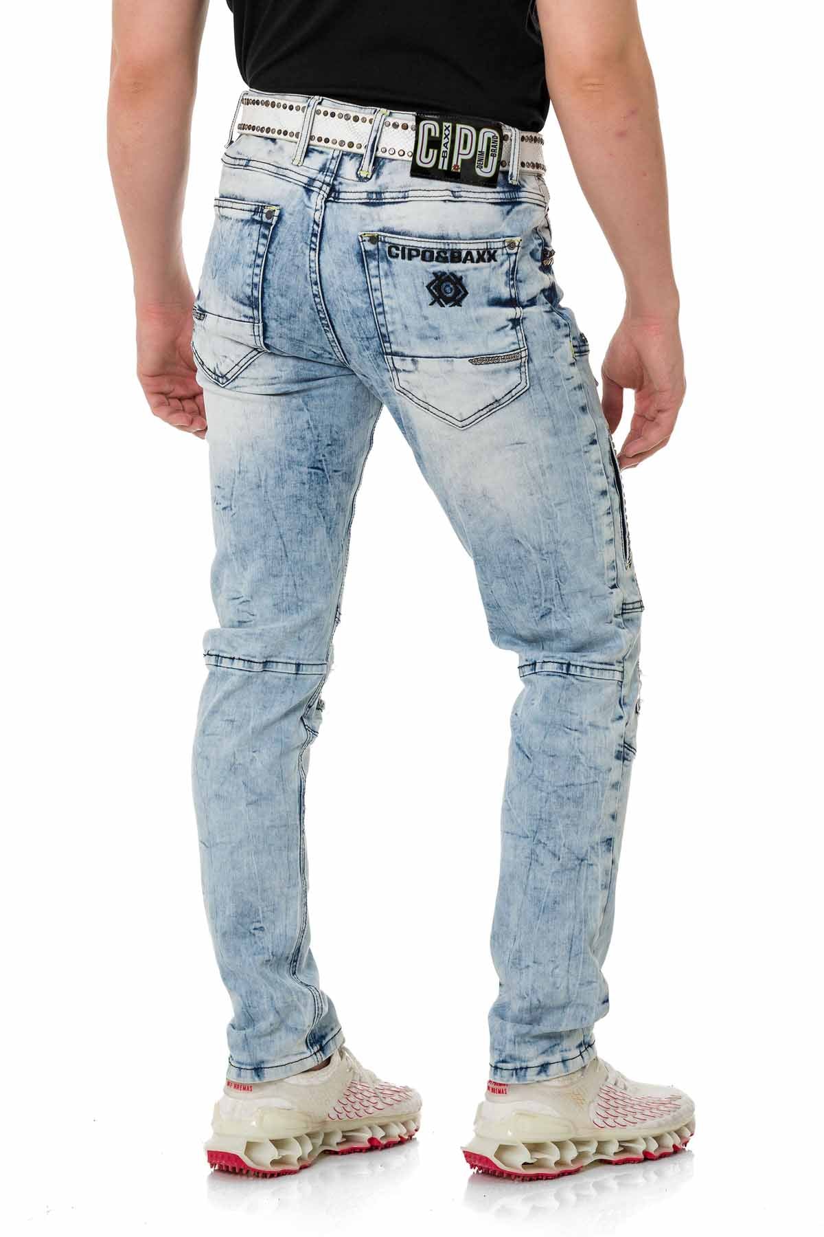 Vaqueros de hombre Cipo &amp; Baxx CONOR denim CD810