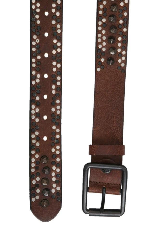 Cipo &amp; Baxx Men's Leather Belt CG132 Brown