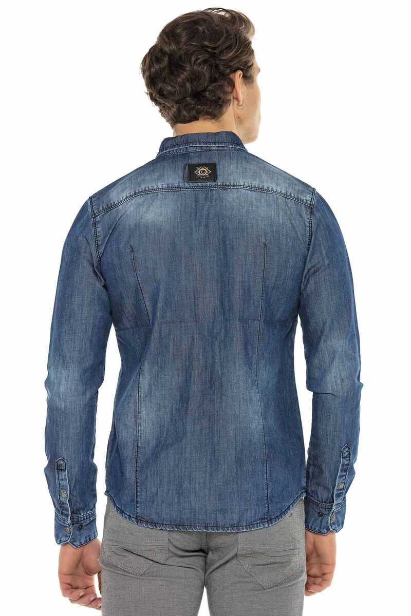 Cipo &amp; Baxx JOE men's denim shirt CH165