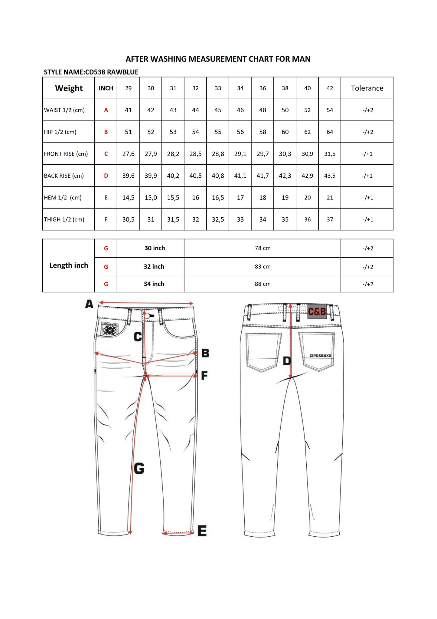 Cipo &amp; Baxx CAST Vaqueros Hombre Denim CD539