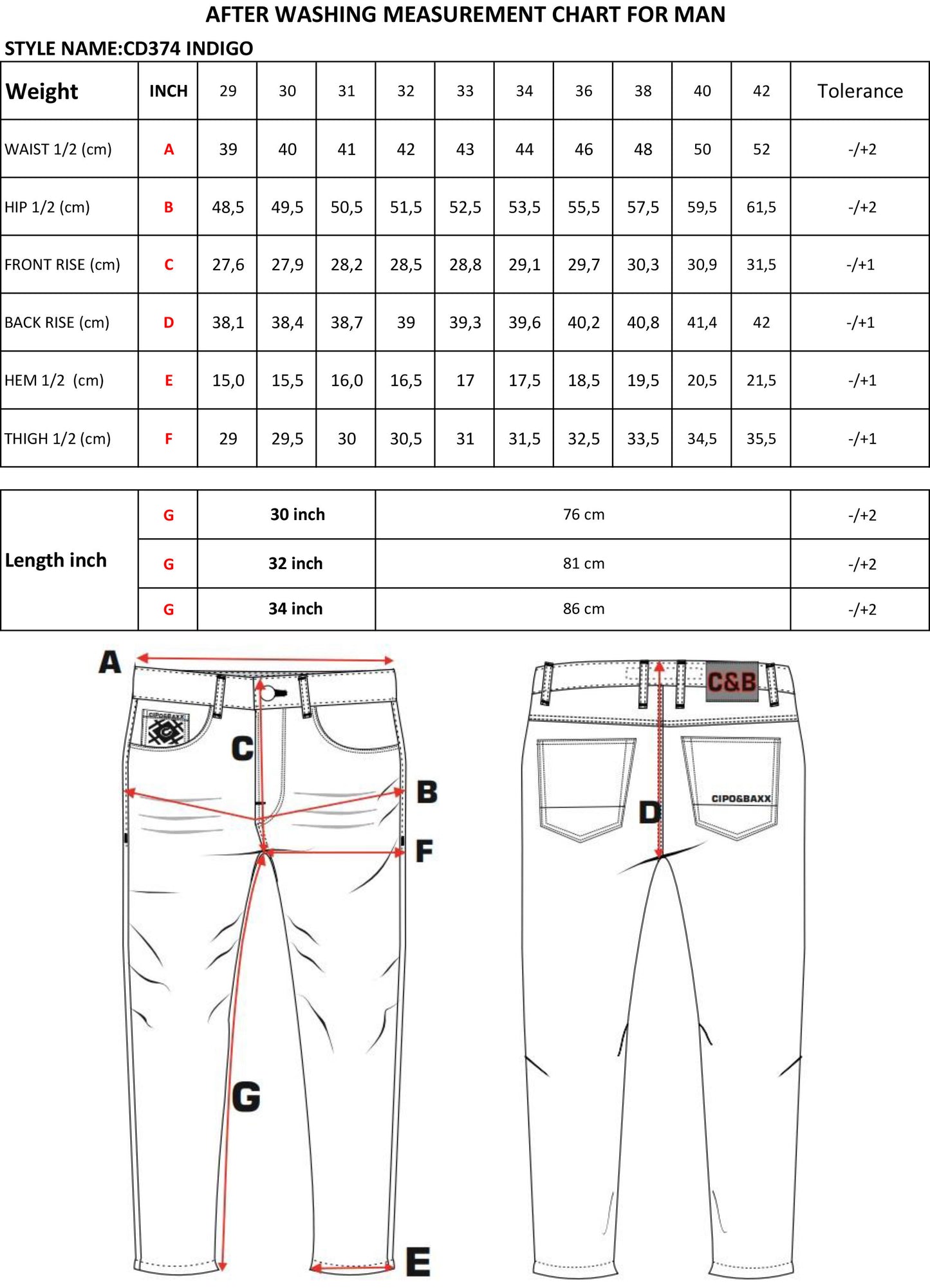 Cipo &amp; Baxx CAST Vaqueros Hombre Denim CD539