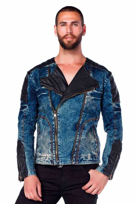 Cipo &amp; Baxx HAMPTON Chaqueta vaquera para hombre Denim CJ136