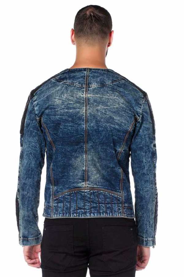 Cipo &amp; Baxx VREX Men's Jeans Jacket Denim CJ135