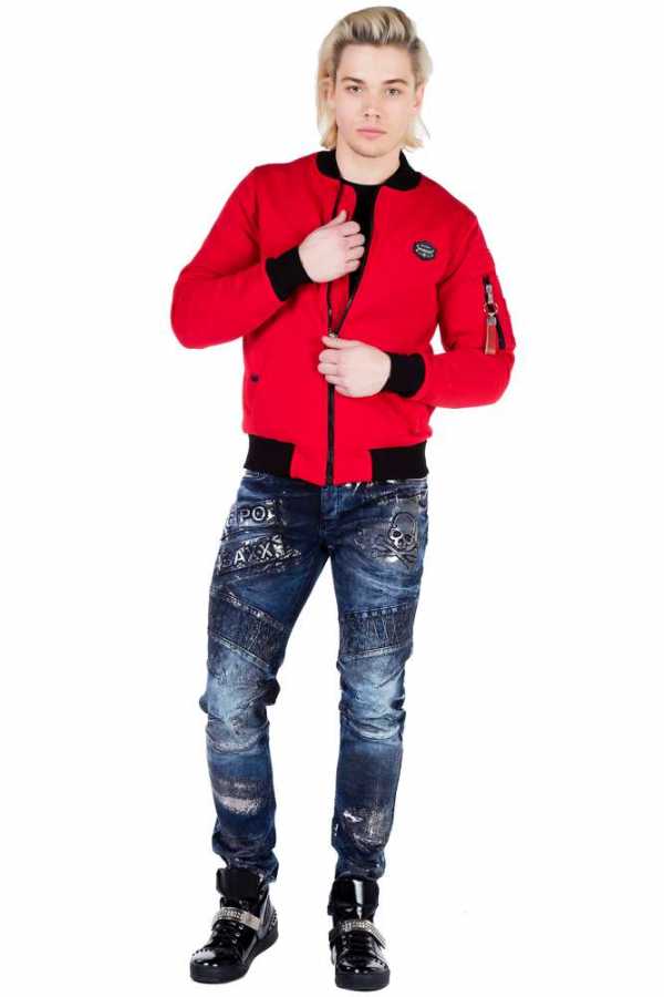 Cipo &amp; Baxx KIA men's jacket CJ151 red