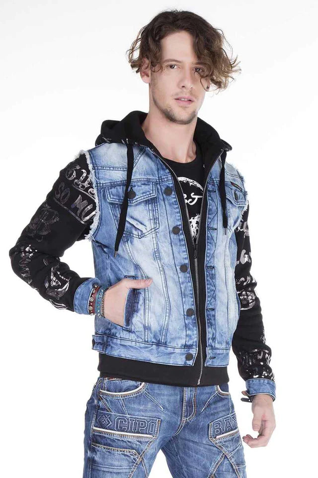 Cipo &amp; Baxx EASTWOOD Chaqueta vaquera para hombre Chaleco Denim CJ185