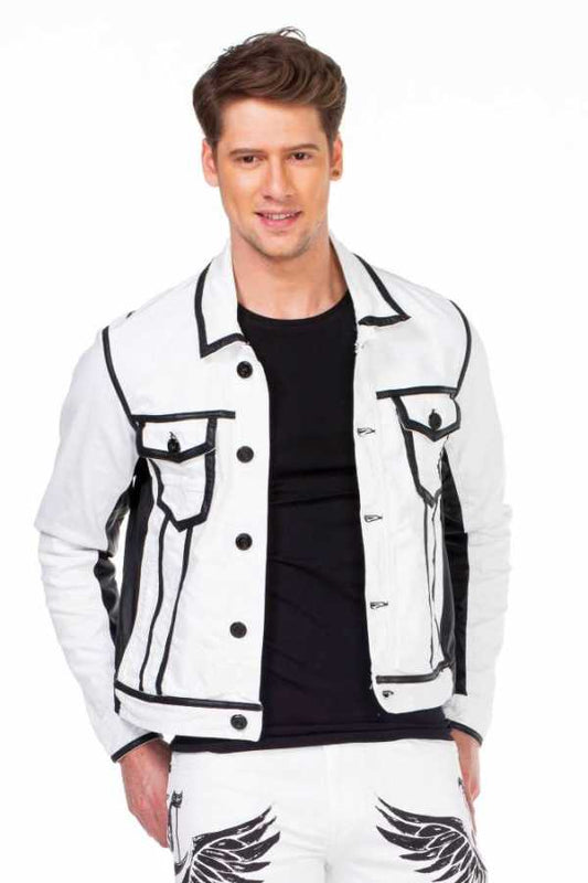 Cipo &amp; Baxx ROSWELL Chaqueta vaquera para hombre Denim CJ259