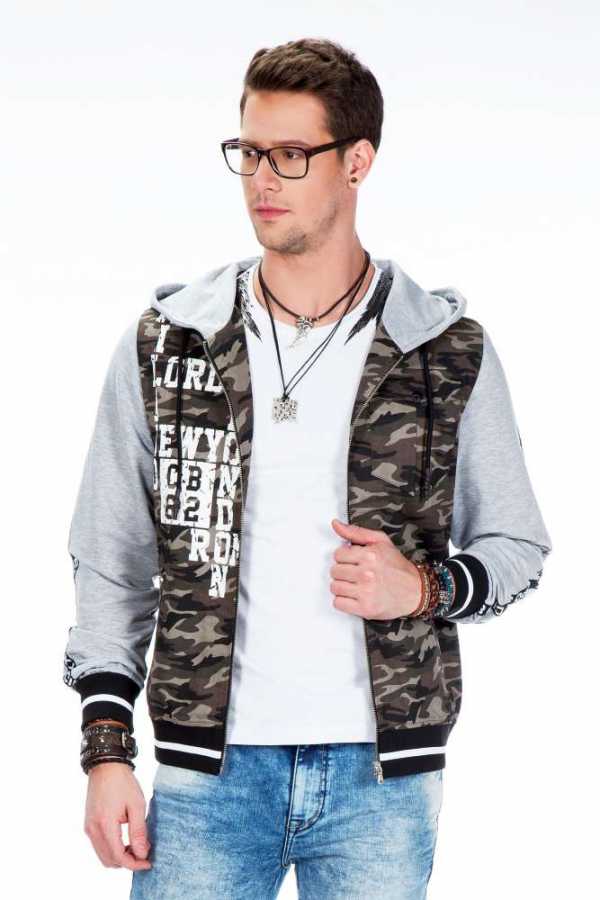 Cipo &amp; Baxx DIPRO Men's Jacket Vest Denim Hoodie CJ215