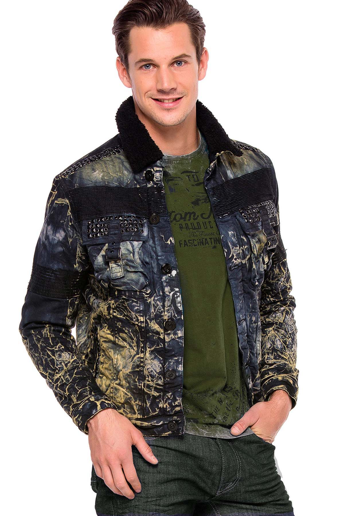 Cipo & Baxx EVERETT Herren Jeans Jacke Denim CJ245