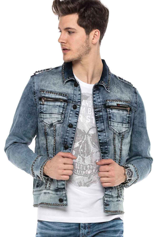 Cipo &amp; Baxx GOLDBERG Chaqueta vaquera para hombre Denim CJ265