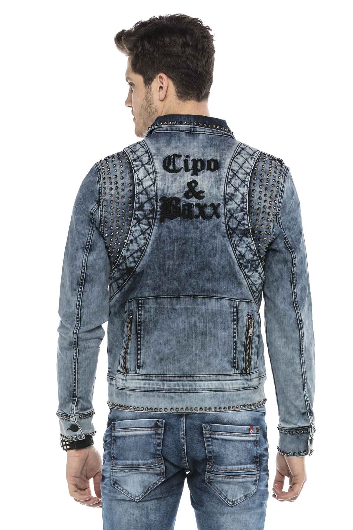 Cipo &amp; Baxx GOLDBERG Chaqueta vaquera para hombre Denim CJ265