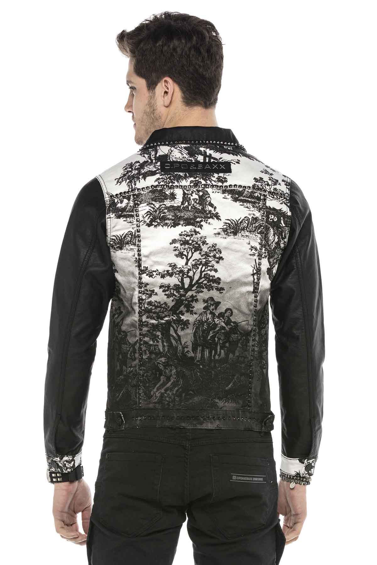 Cipo &amp; Baxx GOLDBERG Chaqueta vaquera para hombre Denim CJ265