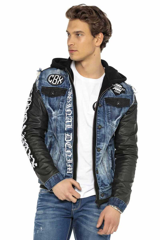 Cipo &amp; Baxx ROSWELL Chaqueta vaquera para hombre Denim CJ259