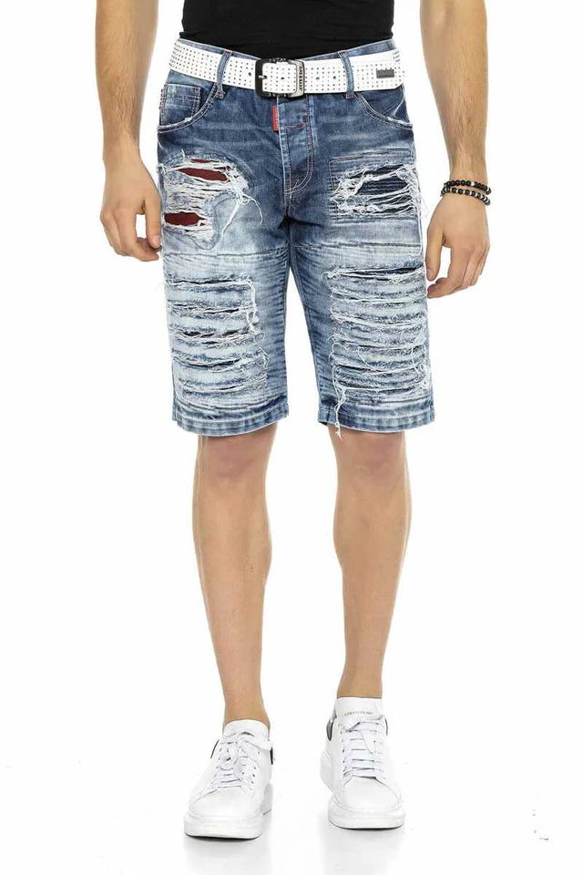 Cipo & Baxx BATO Herren Kurze Jeans Denim CK219