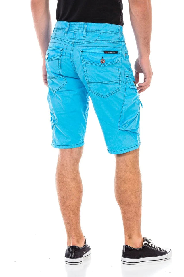 Cipo &amp; Baxx FARGO Vaqueros cortos para hombre Denim CK229