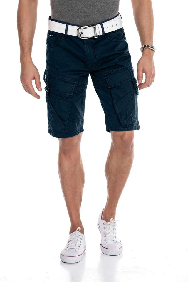 Cipo &amp; Baxx FARGO Vaqueros cortos para hombre Denim CK229