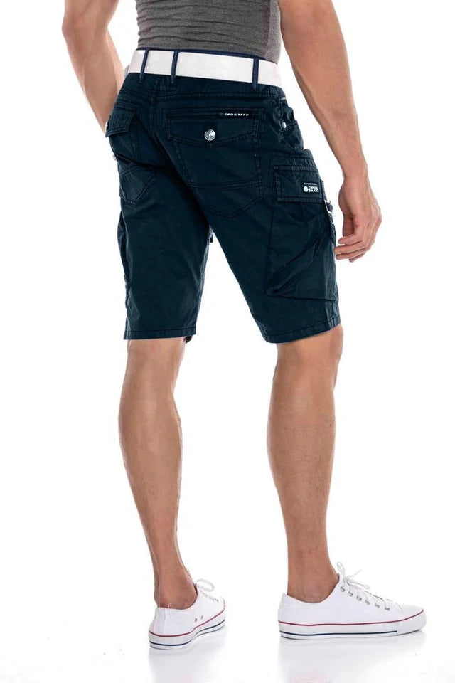 Cipo &amp; Baxx FARGO Men's Short Jeans Denim CK229