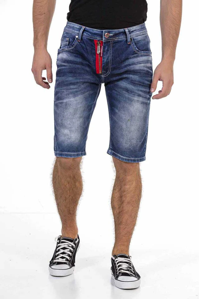 Cipo &amp; Baxx RAYMOND Vaqueros cortos para hombre Denim CK234