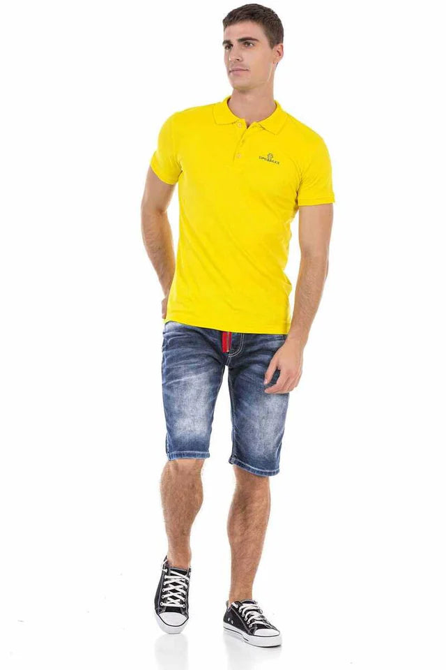 Cipo & Baxx Rally Herren Kurze Jeans Denim CK237