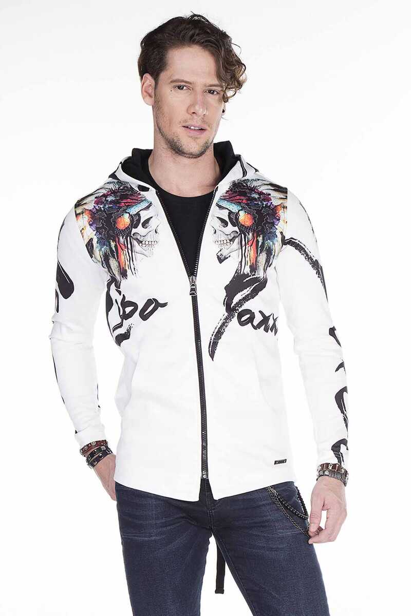 Cipo &amp; Baxx BEAU men's hooded sweatshirt jacket CL263