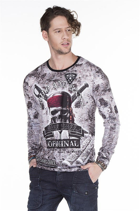 Sudadera con capucha de hombre Cipo &amp; Baxx GOLDFIELD CL459