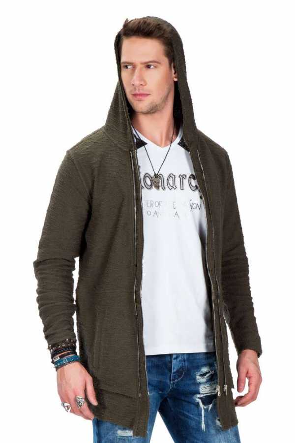 Sudadera con capucha de hombre Cipo &amp; Baxx GOLDFIELD CL459